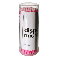 Microbrushes in a tube (pink), 100 pcs